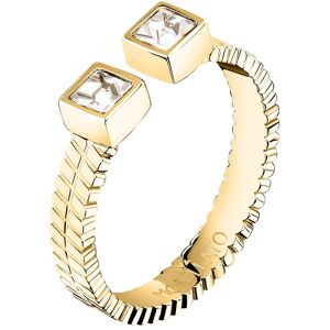 Morellato Otvorený pozlátený prsteň s kryštálmi Gioia SAVY4001 52 mm Morellato Otvorený pozlátený prsteň s kryštálmi Gioia SAVY4001 52 mm