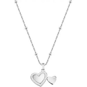 Morellato Romantický náhrdelník s dvomi srdiečkami Love SOR18 Morellato Romantický náhrdelník s dvomi srdiečkami Love SOR18