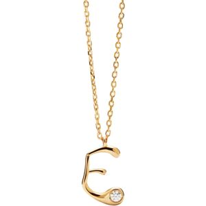 PDPAOLA Pozlátený náhrdelník písmeno "E" Initial CO01-B78-U (retiazka, prívesok) PDPAOLA Pozlátený náhrdelník písmeno "E" Initial CO01-B78-U (retiazka, prívesok)