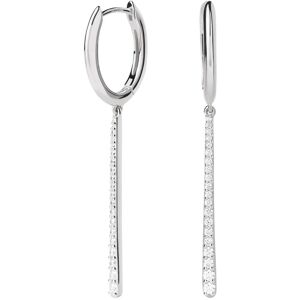 PDPAOLA Strieborné visiace náušnice Olga Hoops Essentials AR02-C88-U PDPAOLA Strieborné visiace náušnice Olga Hoops Essentials AR02-C88-U