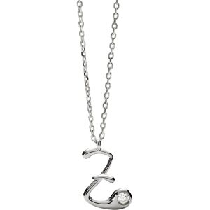 PDPAOLA Strieborný náhrdelník písmeno "Z" Initial CO02-B99-U (retiazka, prívesok) PDPAOLA Strieborný náhrdelník písmeno "Z" Initial CO02-B99-U (retiazka, prívesok)