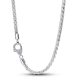 Pandora Elegantný strieborný náhrdelník so zirkónmi Moments 394463C01 45 cm Pandora Elegantný strieborný náhrdelník so zirkónmi Moments 394463C01 45 cm