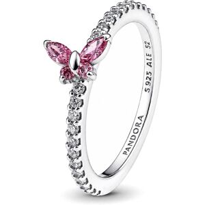 Pandora Nežný strieborný prsteň Ružový motýlik Timeless 194269C02 52 mm Pandora Nežný strieborný prsteň Ružový motýlik Timeless 194269C02 52 mm