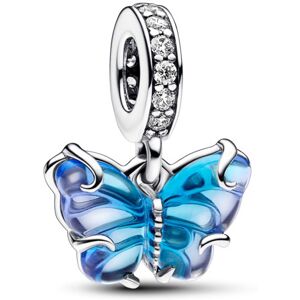 Pandora Visiaci prívesok Motýľ z muranského skla Moments 792698C01 Pandora Visiaci prívesok Motýľ z muranského skla Moments 792698C01