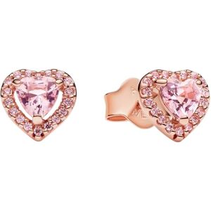 Pandora Pozlátené náušnice Ružové srdiečko Rose Timeless 288427C02 Pandora Pozlátené náušnice Ružové srdiečko Rose Timeless 288427C02