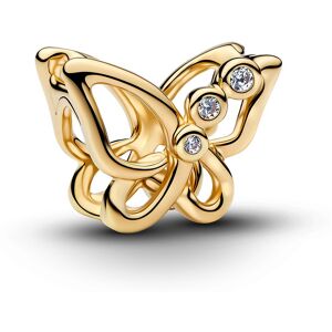 Pandora Pozlátená korálka Motýlik so zirkónmi Shine Moments 764369C01 Pandora Pozlátená korálka Motýlik so zirkónmi Shine Moments 764369C01