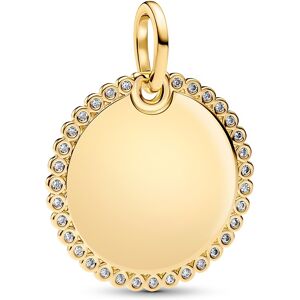 Pandora Pozlátený kruhový prívesok so zirkónmi Shine 364007C01 Pandora Pozlátený kruhový prívesok so zirkónmi Shine 364007C01