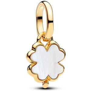 Pandora Pozlátený prívesok s perleťou Štvorlístok Shine 764564C01 Pandora Pozlátený prívesok s perleťou Štvorlístok Shine 764564C01