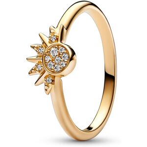 Pandora Pozlátený prsteň Nebeské trblietavé slnko Moments Shine 162674C01 50 mm Pandora Pozlátený prsteň Nebeské trblietavé slnko Moments Shine 162674C01 50 mm