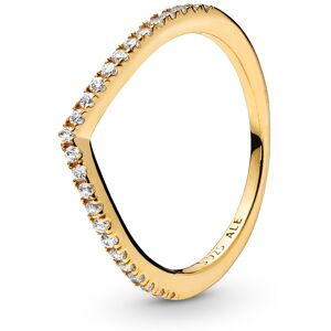 Pandora Pozlátený prsteň s kamienkami Timeless Shine 168758C01 60 mm Pandora Pozlátený prsteň s kamienkami Timeless Shine 168758C01 60 mm