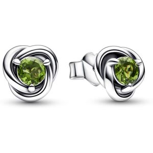 Pandora Slušivé strieborné náušnice so zelenými zirkónmi 292334C03 Pandora Slušivé strieborné náušnice so zelenými zirkónmi 292334C03