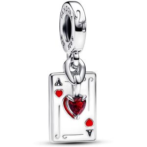 Pandora Strieborný dvojitý prívesok Disney Srdcová kráľovná 793420C01 Pandora Strieborný dvojitý prívesok Disney Srdcová kráľovná 793420C01