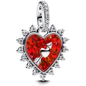 Pandora Strieborný prívesok Srdce s otočným šípom ME 793667C01 Pandora Strieborný prívesok Srdce s otočným šípom ME 793667C01