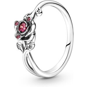 Pandora Strieborný prsteň Ruža Disney Kráska a Zviera 190017C01 60 mm Pandora Strieborný prsteň Ruža Disney Kráska a Zviera 190017C01 60 mm