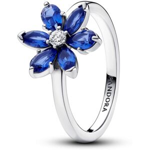 Pandora Strieborný prsteň s modrými kryštálmi Trblietavý kvet Timeless 193000C01 50 mm Pandora Strieborný prsteň s modrými kryštálmi Trblietavý kvet Timeless 193000C01 50 mm