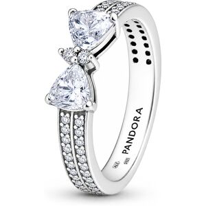 Pandora Strieborný prsteň Trblietavá mašlička Timeless 193552C01 60 mm Pandora Strieborný prsteň Trblietavá mašlička Timeless 193552C01 60 mm