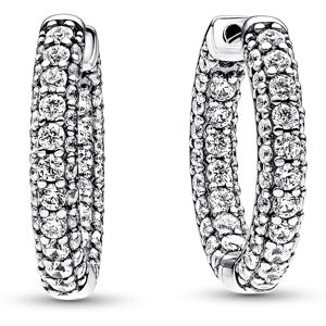 Pandora Trblietavé kruhové náušnice so zirkónmi Timeless 292624C01 Pandora Trblietavé kruhové náušnice so zirkónmi Timeless 292624C01