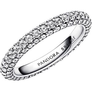 Pandora Trblietavý strieborný prsteň so zirkónmi Timeless 192627C01 56 mm Pandora Trblietavý strieborný prsteň so zirkónmi Timeless 192627C01 56 mm