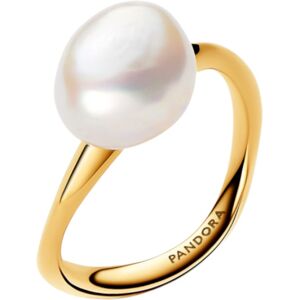 Pandora Úchvatný pozlátený prsteň s perlou Essence Shine 163293C01 54 mm Pandora Úchvatný pozlátený prsteň s perlou Essence Shine 163293C01 54 mm