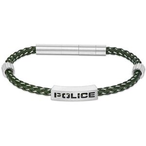 Police Štýlový pánsky náramok zo zelenej kože Assault PEAGB0034903 Police Štýlový pánsky náramok zo zelenej kože Assault PEAGB0034903