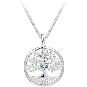 Preciosa Krásny strieborný náhrdelník Strom života Sparkling Tree of Life 5329 00 (retiazka, prívesok) Preciosa Krásny strieborný náhrdelník Strom života Sparkling Tree of Life 5329 00 (retiazka, prívesok)