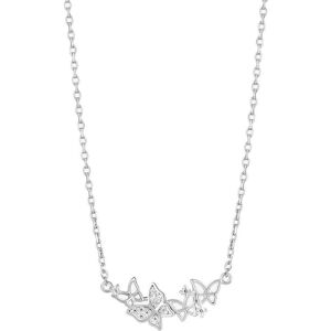 Preciosa Nežný strieborný náhrdelník s motýlikmi Butterfly Waltz Candy 5398 00 Preciosa Nežný strieborný náhrdelník s motýlikmi Butterfly Waltz Candy 5398 00