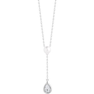Preciosa Nežný strieborný náhrdelník s pravou perlou Pure Pearl 5336 00 Preciosa Nežný strieborný náhrdelník s pravou perlou Pure Pearl 5336 00