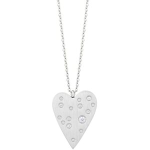 Preciosa Oceľový náhrdelník s kubickými zirkónmi Heart Beat Glamour 7478 00 Preciosa Oceľový náhrdelník s kubickými zirkónmi Heart Beat Glamour 7478 00