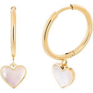 Preciosa Pozlátené náušnice s perleťou Mother of Pearl Heart 7491Y01 Preciosa Pozlátené náušnice s perleťou Mother of Pearl Heart 7491Y01