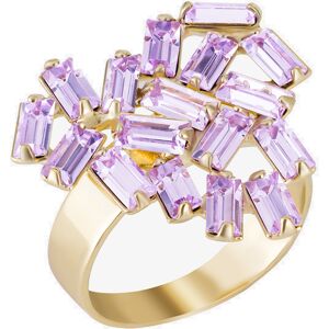 Preciosa Slušivý pozlátený prsteň s brúsenými krištáľmi Sugarheart Candy 2462Y56 Preciosa Slušivý pozlátený prsteň s brúsenými krištáľmi Sugarheart Candy 2462Y56