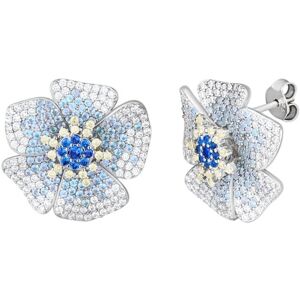 Preciosa Strieborné náušnice s kubickou zirkóniou Kvet Fiorella Bloom Pop 5471 70 Preciosa Strieborné náušnice s kubickou zirkóniou Kvet Fiorella Bloom Pop 5471 70
