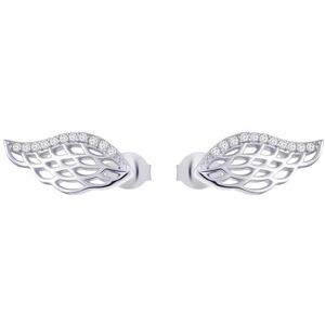 Preciosa Strieborné náušnice so zirkónmi Angel Wings 5218 00 Preciosa Strieborné náušnice so zirkónmi Angel Wings 5218 00