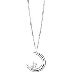 Preciosa Strieborný náhrdelník Mesiac PURE 5381 00 (retiazka, prívesok) Preciosa Strieborný náhrdelník Mesiac PURE 5381 00 (retiazka, prívesok)