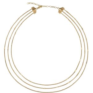 BREIL Pôvabný pozlátený náhrdelník Sinuous TJ3095 BREIL Pôvabný pozlátený náhrdelník Sinuous TJ3095