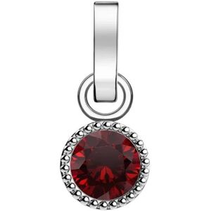 Rosefield Oceľový prívesok pre ženy narodené v januári PE-Silver-Jan Rosefield Oceľový prívesok pre ženy narodené v januári PE-Silver-Jan