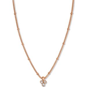 Rosefield Pozlátený náhrdelník s trojitým kryštálom Swarovski Toccombo JTNTRG-J443 Rosefield Pozlátený náhrdelník s trojitým kryštálom Swarovski Toccombo JTNTRG-J443