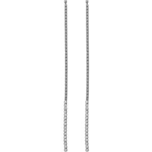 Rosato Dlhé minimalistické náušnice cubic RZO044 Rosato Dlhé minimalistické náušnice cubic RZO044
