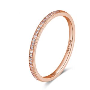 Rosato Minimalistický bronzový prsteň so zirkónmi Allegra RZA030 54 mm Rosato Minimalistický bronzový prsteň so zirkónmi Allegra RZA030 54 mm