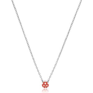 S'Agapõ Oceľový náhrdelník Lienka Click SCK258 S'Agapõ Oceľový náhrdelník Lienka Click SCK258