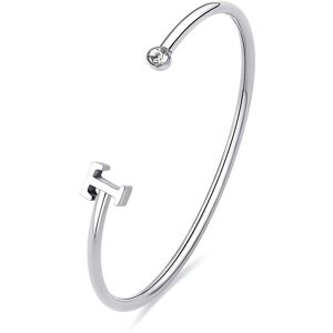 S'Agapõ Otvorený pevný náramok s písmenom T Click SCK230 S'Agapõ Otvorený pevný náramok s písmenom T Click SCK230