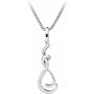 Silver Cat Elegantný náhrdelník so zirkónmi SC429 Silver Cat Elegantný náhrdelník so zirkónmi SC429