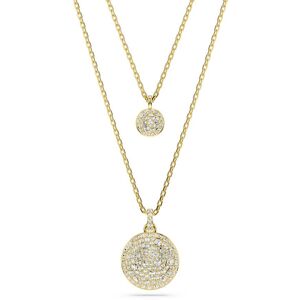 Swarovski Dvojitý pozlátený náhrdelník Meteora 5683442 Swarovski Dvojitý pozlátený náhrdelník Meteora 5683442