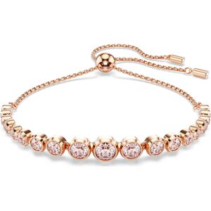 Swarovski Pozlátený náramok s ružovými kryštálmi Tennis Imber 5718204 Swarovski Pozlátený náramok s ružovými kryštálmi Tennis Imber 5718204