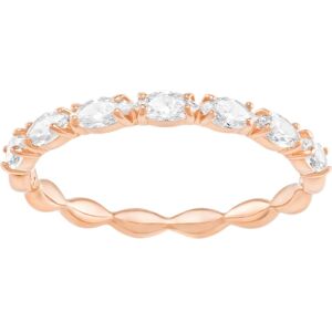 Swarovski Pozlátený trblietavý prsteň Vittore 5366571 58 mm Swarovski Pozlátený trblietavý prsteň Vittore 5366571 58 mm