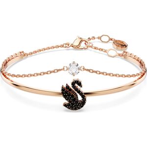 Swarovski Elegantný dvojitý bronzový náramok s kryštálmi Iconic Swan 5678048 15 cm Swarovski Elegantný dvojitý bronzový náramok s kryštálmi Iconic Swan 5678048 15 cm
