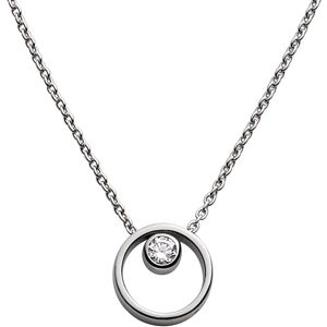 Skagen Dámsky oceľový náhrdelník s kryštálom SKJ0833040 Skagen Dámsky oceľový náhrdelník s kryštálom SKJ0833040