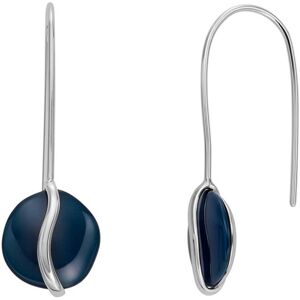 Skagen Módne oceľové náušnice s modrým sklom Sea Glass SKJ1812040 Skagen Módne oceľové náušnice s modrým sklom Sea Glass SKJ1812040