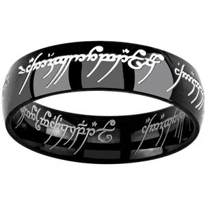 Silvego Čierny oceľový prsteň moci z filmu Pán prsteňov RRC5623 64 mm Silvego Čierny oceľový prsteň moci z filmu Pán prsteňov RRC5623 64 mm