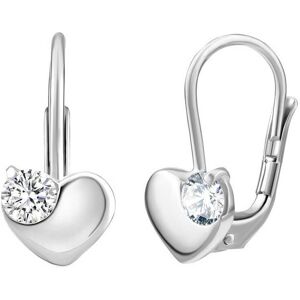 Silvego Nežné strieborné náušnice srdce s čírymi zirkónmi Swarovski SILVEGO70462s Silvego Nežné strieborné náušnice srdce s čírymi zirkónmi Swarovski SILVEGO70462s
