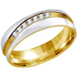 Silvego Snubný oceľový prsteň pre ženy Mariage RRC2050-Z 61 mm Silvego Snubný oceľový prsteň pre ženy Mariage RRC2050-Z 61 mm
